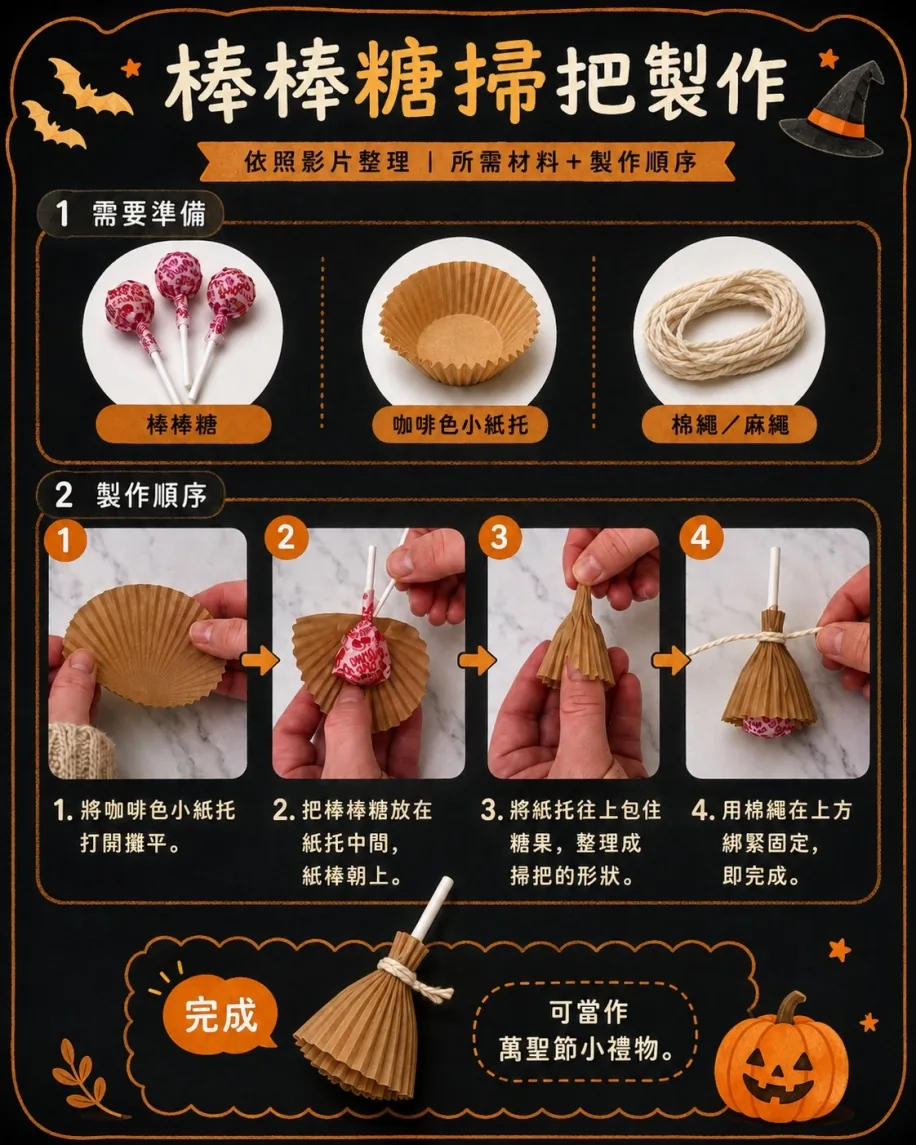 萬聖節應景小物親手作造型作品展示
